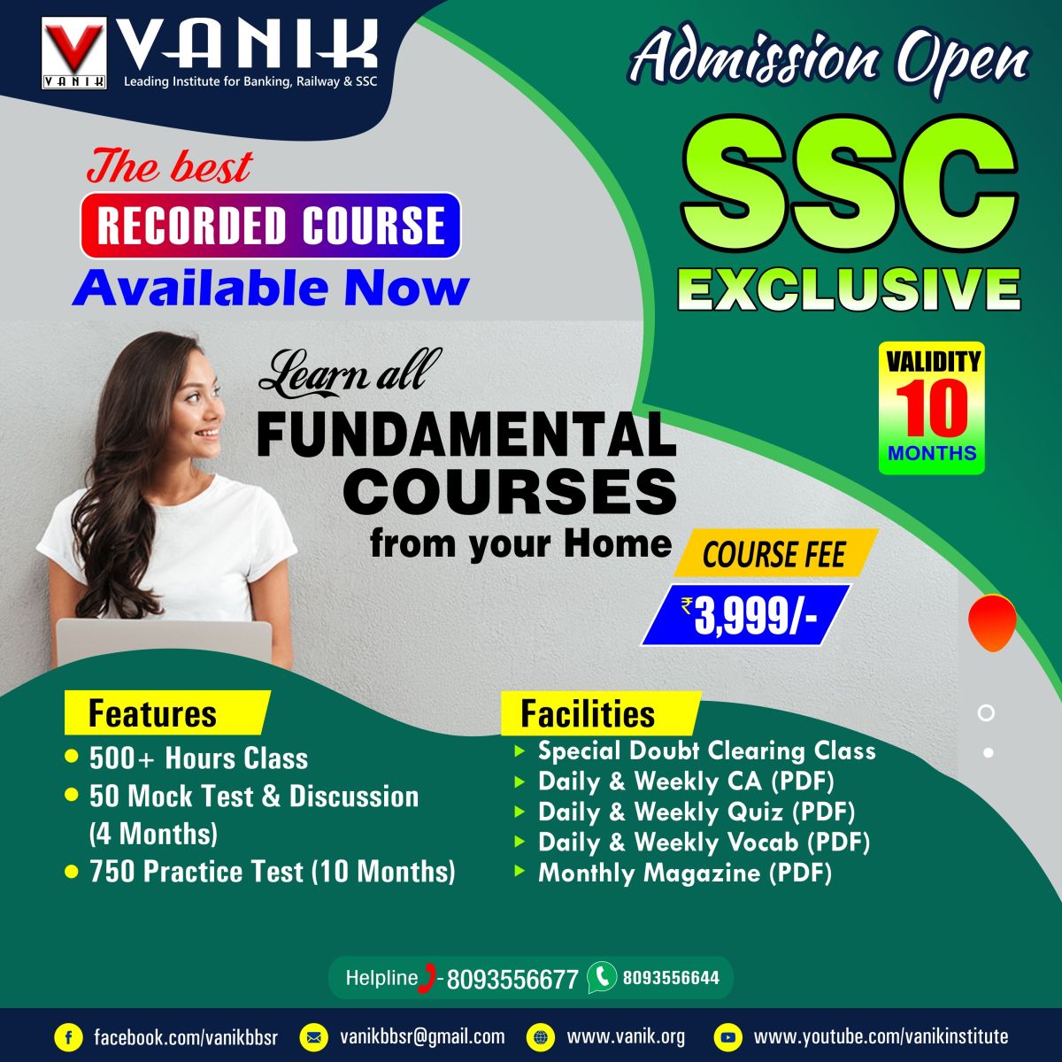 VANIK Best Institute in Odisha Coaching for UPSC OPSC BANKING VANIK Best Institute in Odisha Coaching for UPSC OPSC BANKING